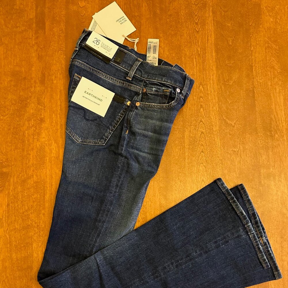 NWT Slim Illusion bootcut 7 for all Mankind jeans sz 26